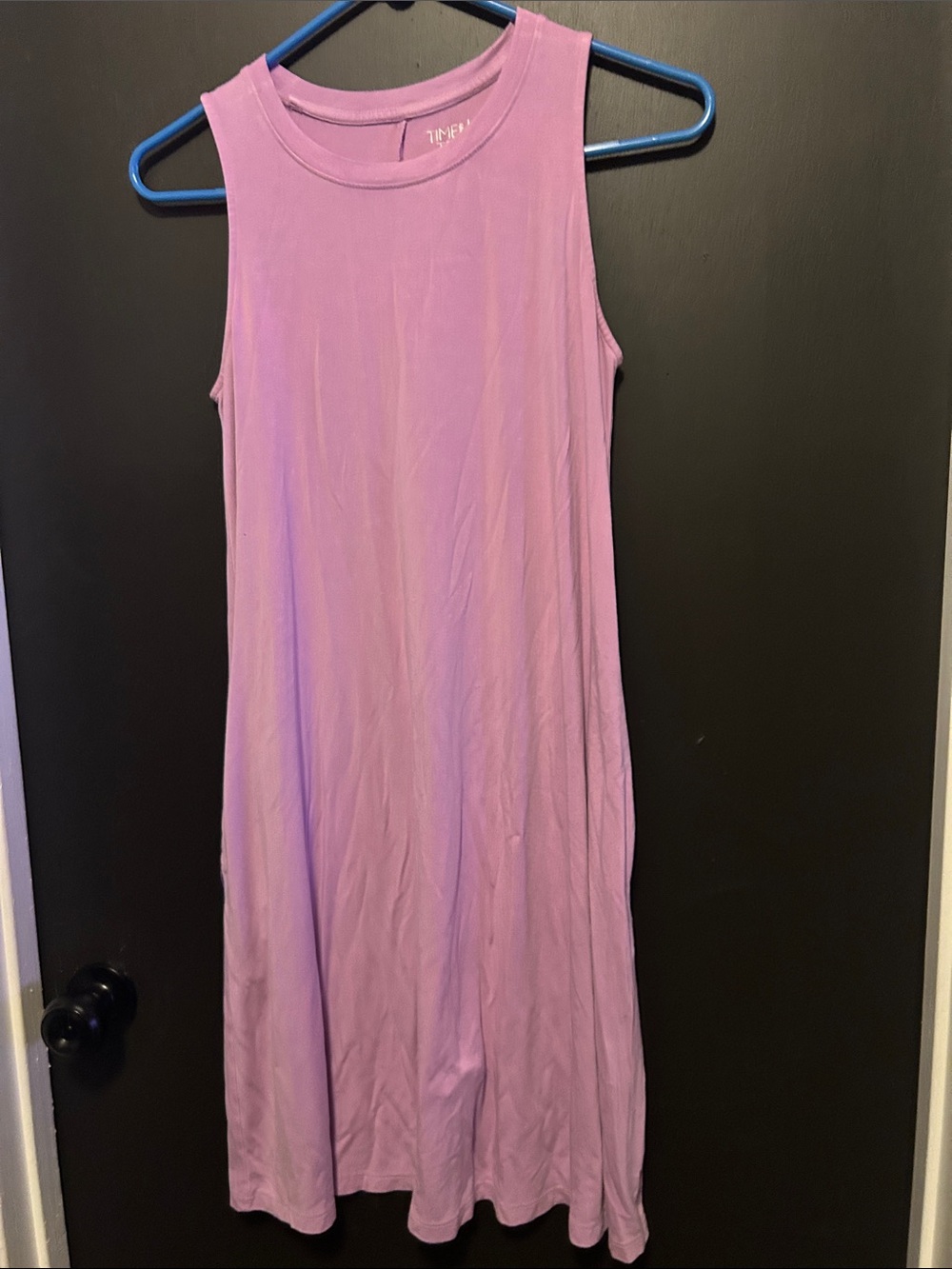 Time and Tru Lavender Sleeveless Maxi Dress
